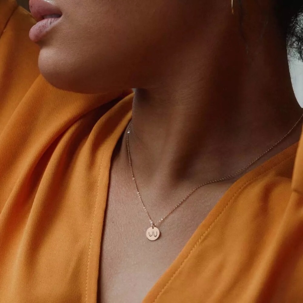 “Breast Friends” Body Beauty Feminist Necklace - Picture 4 of 15